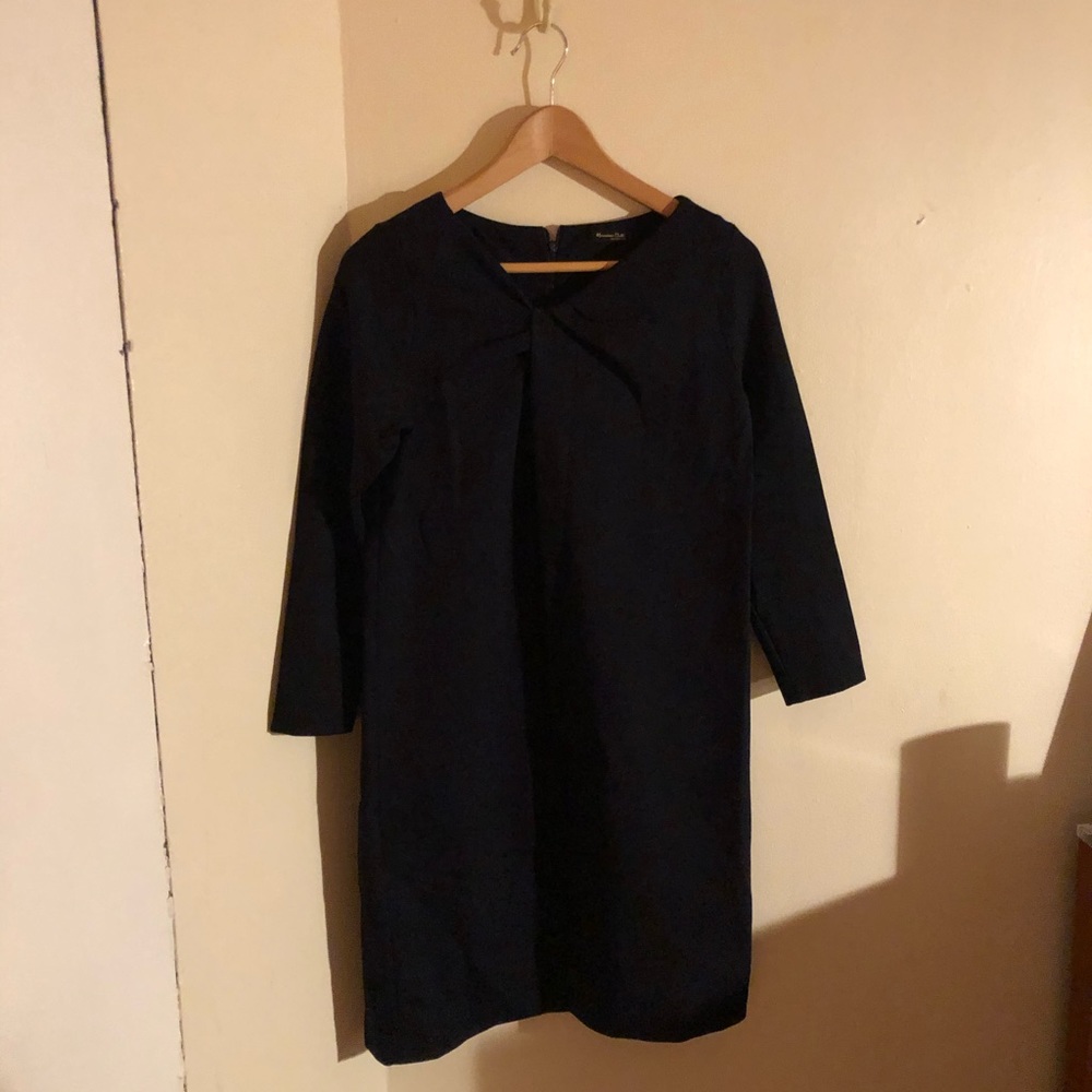 Massimo Dutti (high-end Zara) Ponte sheath dress-M